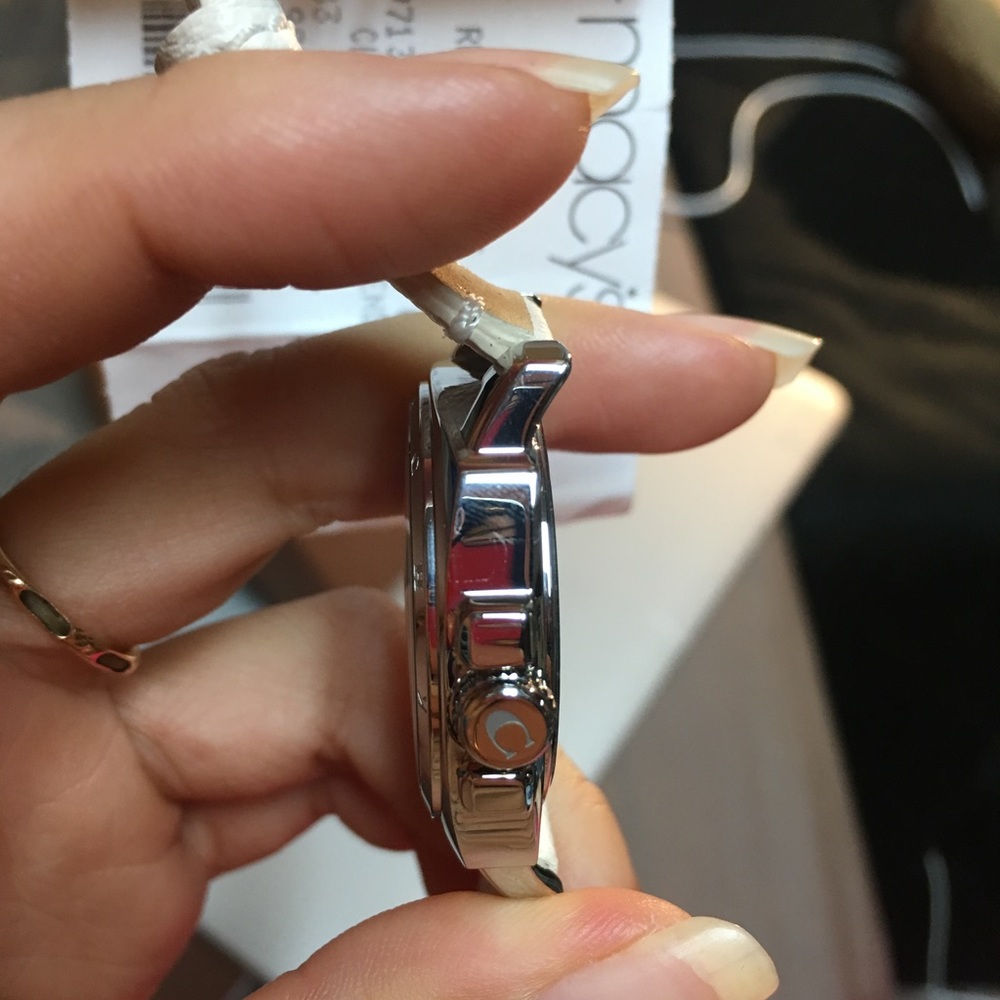 COACH CASUAL MINI WATCH WITH ZEBRA FACE/white - Picture 5 of 8